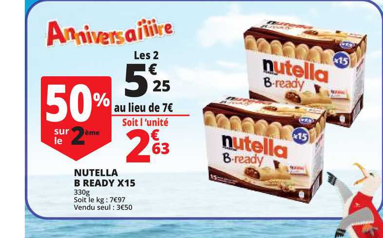nutella b ready x15