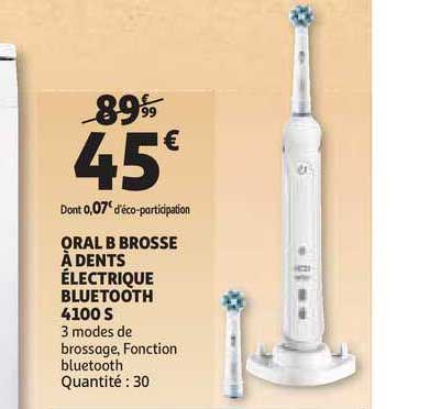 Oral B Brosse A Dents Electrique Bluetooth 4100 S