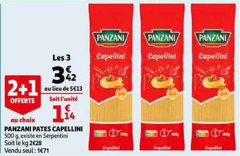 Panzani Pates Capellini