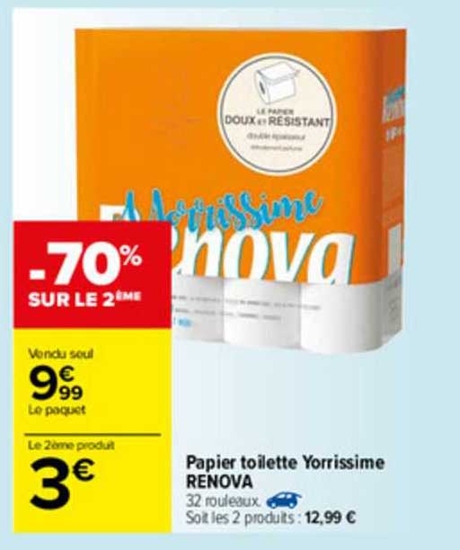 Papier Toilette Yorrissime Renova