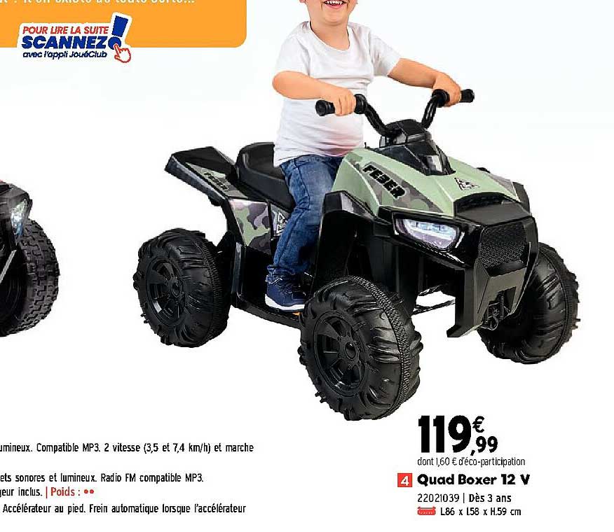 quad boxer 12 v feber