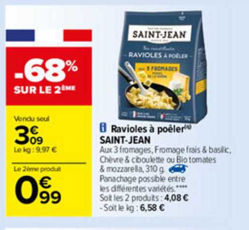 Ravioles à Poêler Saint-jean