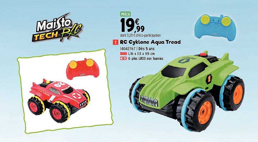 rc cyklone aqua tread