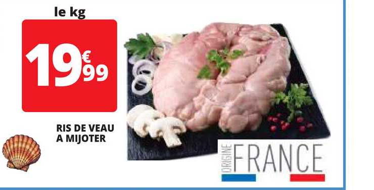 ris de veau a mijoter