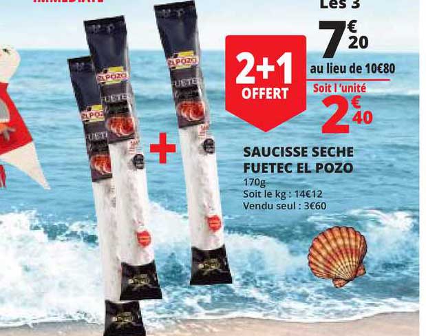 saucisse sèche fuetec el pozo