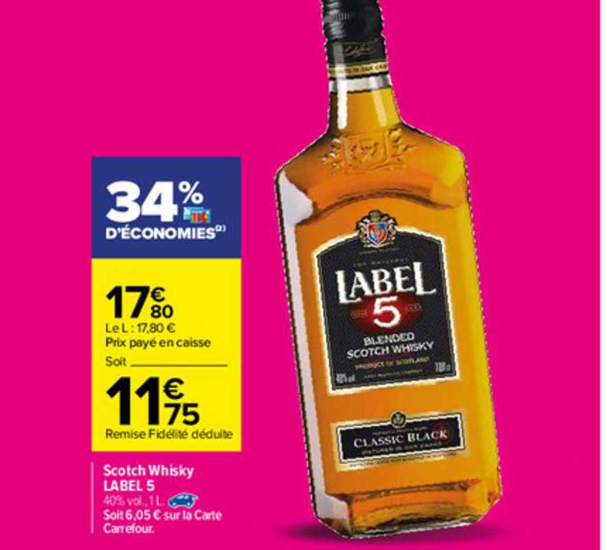 Scotch Whisky Label 5