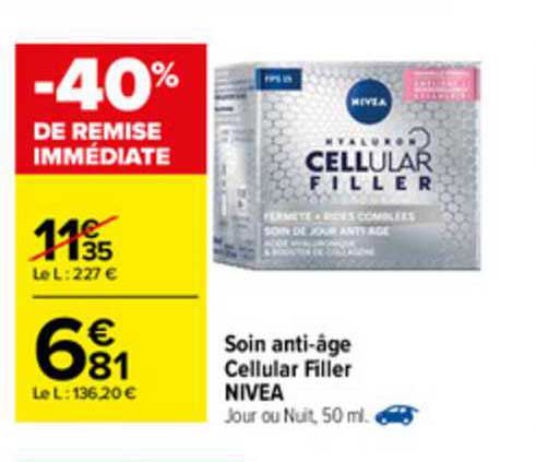 Soin Anti-âge Cellular Filler Nivea