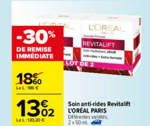 soin anti-rides revitalift l'oréal paris