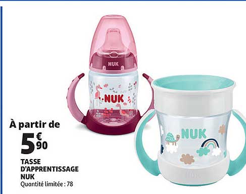 tasse d'apprentissage nuk