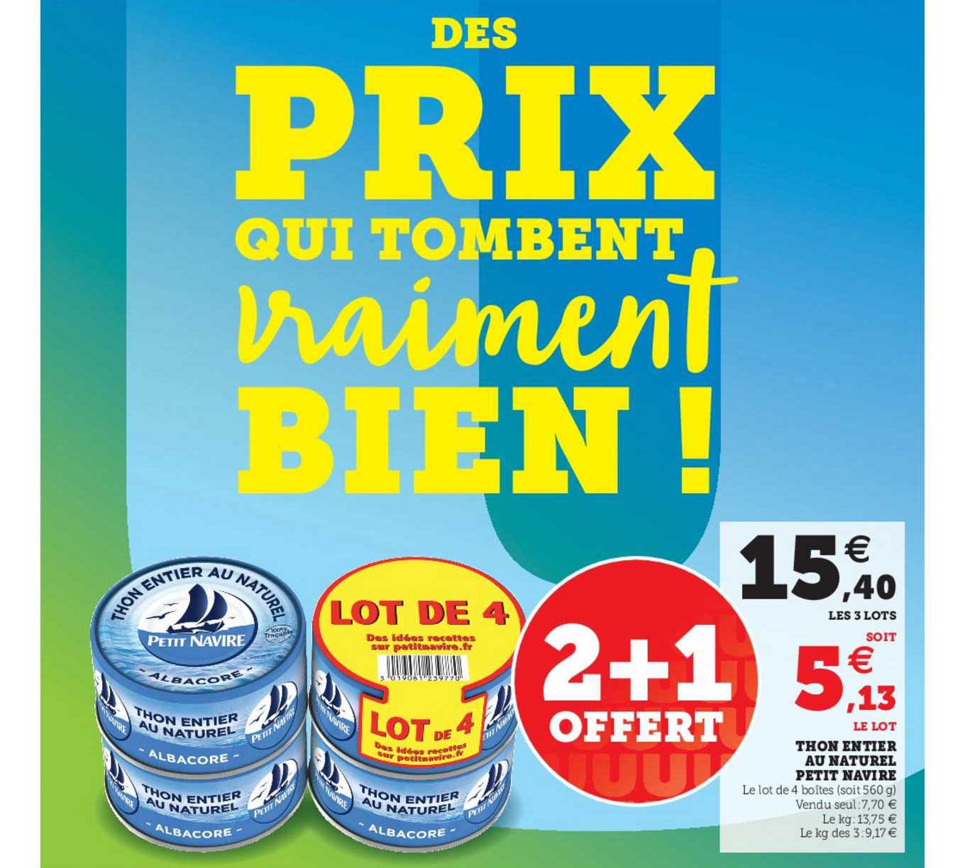 Thon Entier Au Naturel Petit Navire