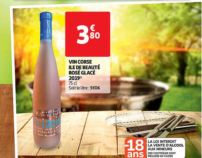vin corse ile de beaute rose glace 2019 en la loi interdit la vente d'alcool aux mineurs