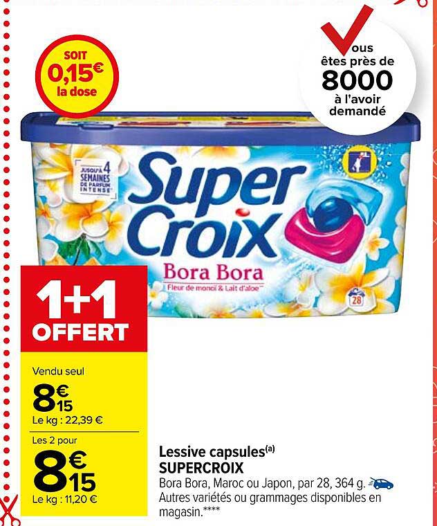 Lessive Capsules Supercroix