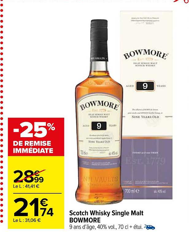scotch whisky single malt bowmore