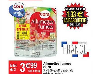 Allumettes Fumées Cora