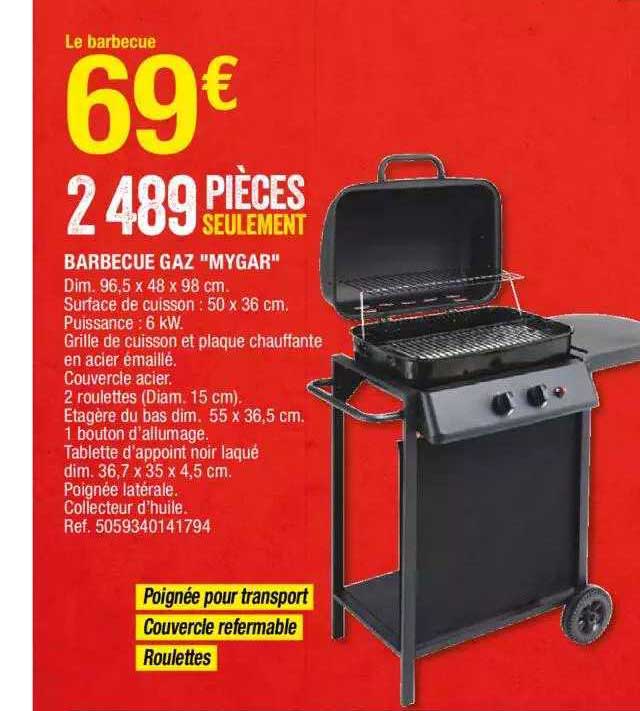 Barbecue Gaz "mygar"