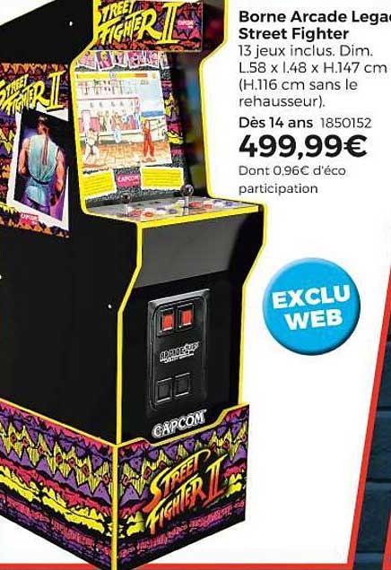 borne arcade legacy street fighter