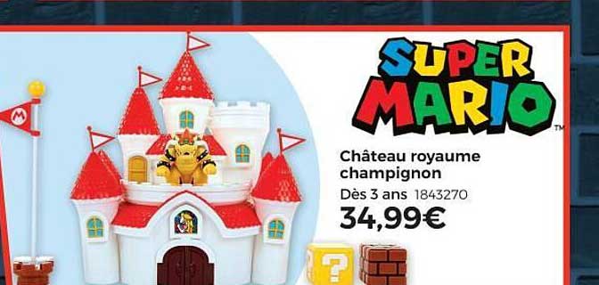 château royaume champignon super mario