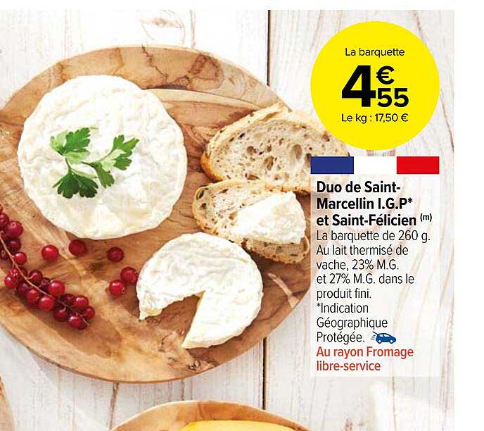 duo de saint-marcellin i.g.p. et saint-félicien