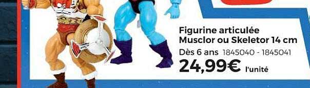 figurine articulée musclor ou skeletor 14 cm