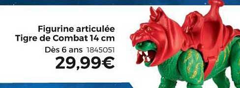figurine articulée tigre de combat 14 cm