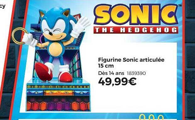 figurine sonic articulée 15 cm