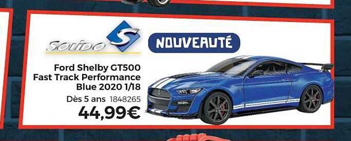 ford shelby gt500 fast track performance blue 2020 1-18