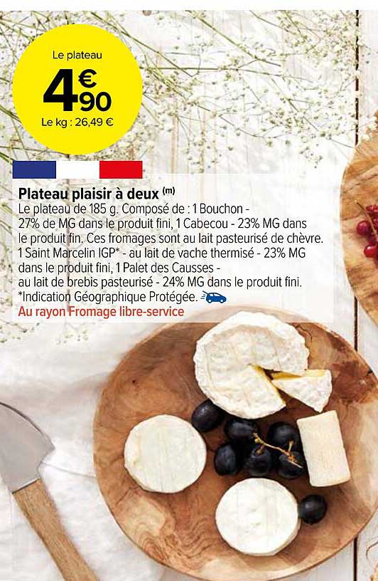 plateau plaisir à deux