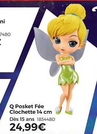 q posket fée clochette 14 cm