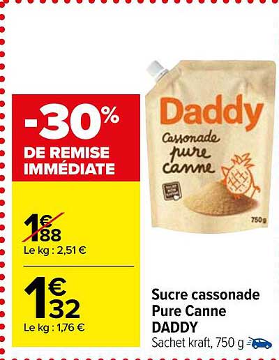 Sucre Cassonade Pure Canne Daddy