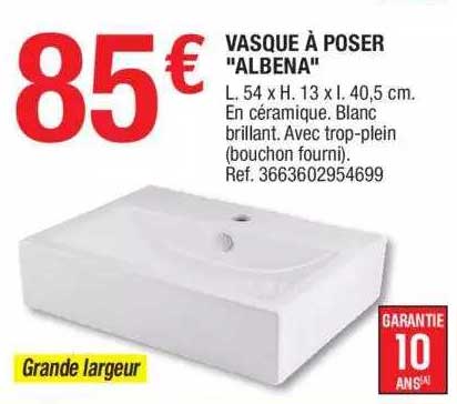 vasque à poser "albena"