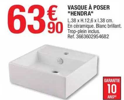 Vasque à Poser "hendra"