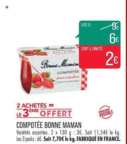 compotée bonne maman