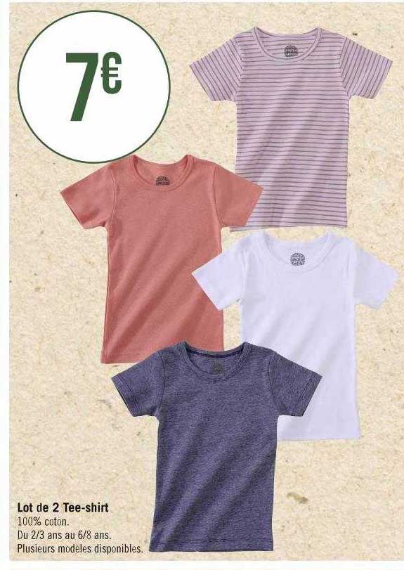 Lot De 2 Tee-shirt