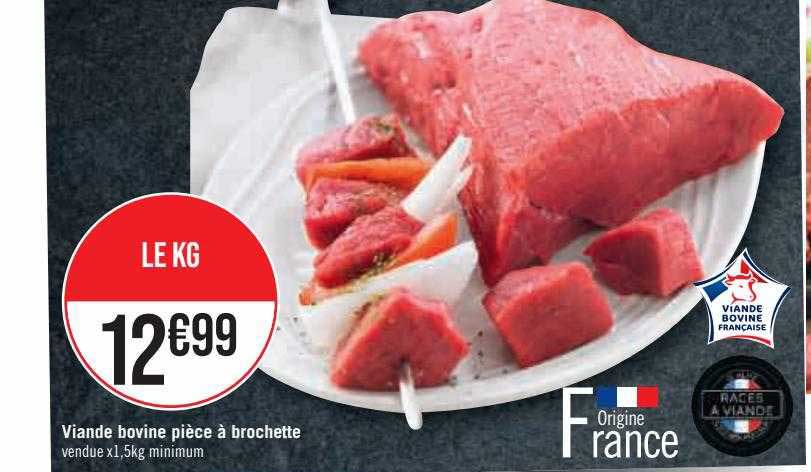 Viande Bovine Pièce à Brochette