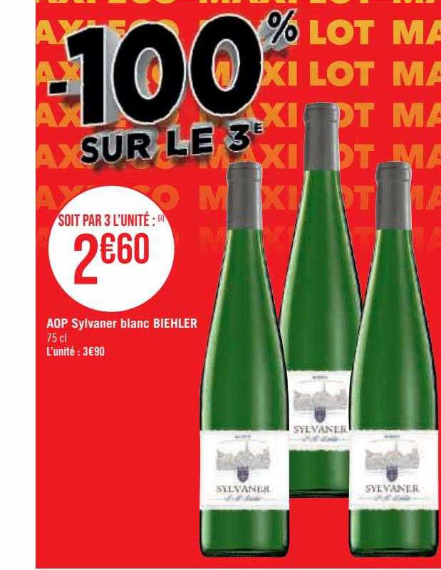 Aop Sylvaner Blanc Biehler