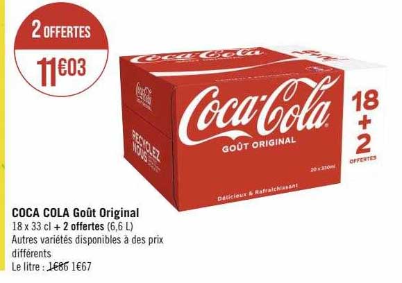Coca Cola Goût Original