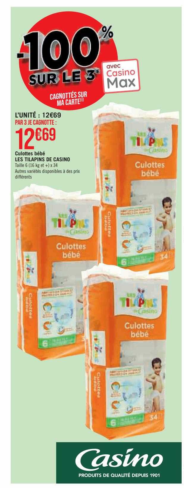 Culottes Bébé Les Tilapins  De Casino