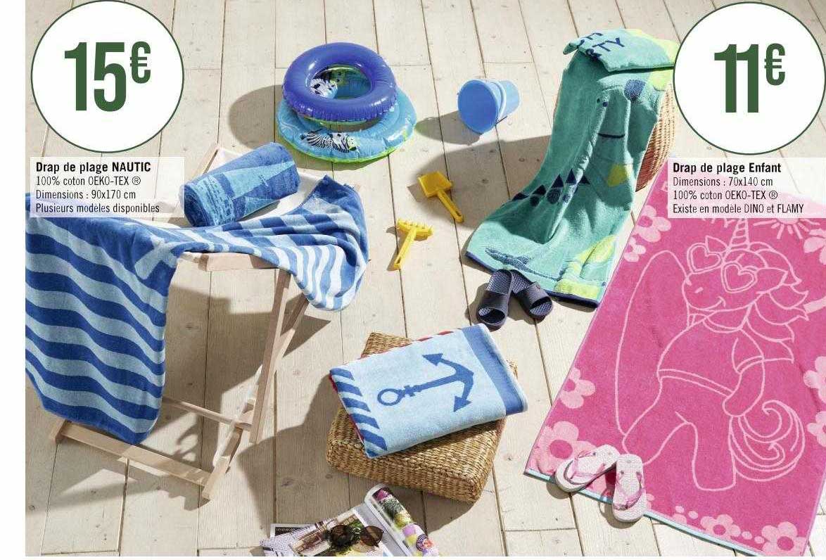 drap de plage nautic, drap de plage enfant