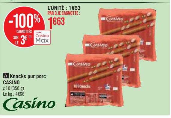 Knacks Pur Porc Casino