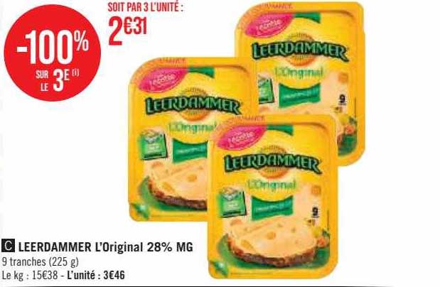Leerdammer L'original 28% Mg