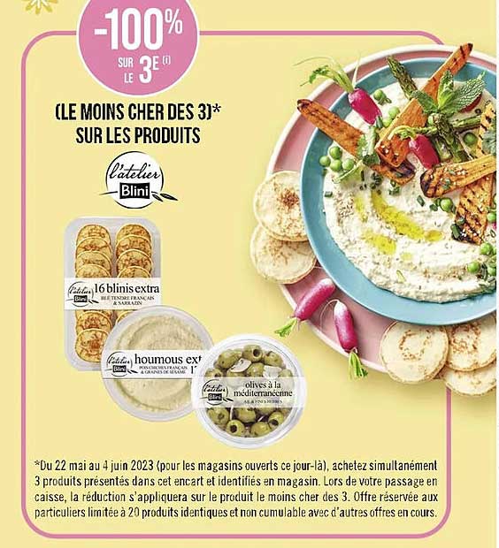 les produits l'atelier blini