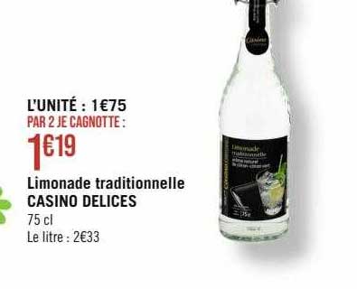 Limonade Traditionnelle Casino Délices