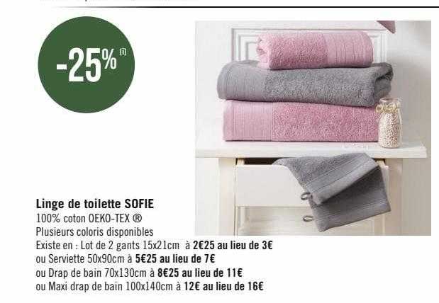 linge de toilette sofie