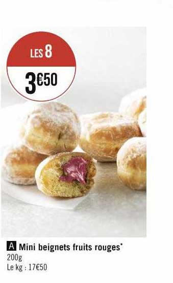mii beignets fruits rouges