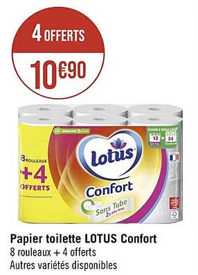 Papier Toilette Lotus Confort