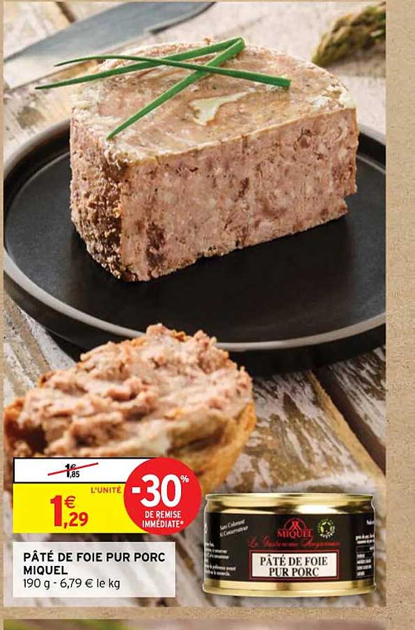 Pâté De Foie Pur Porc Miquel
