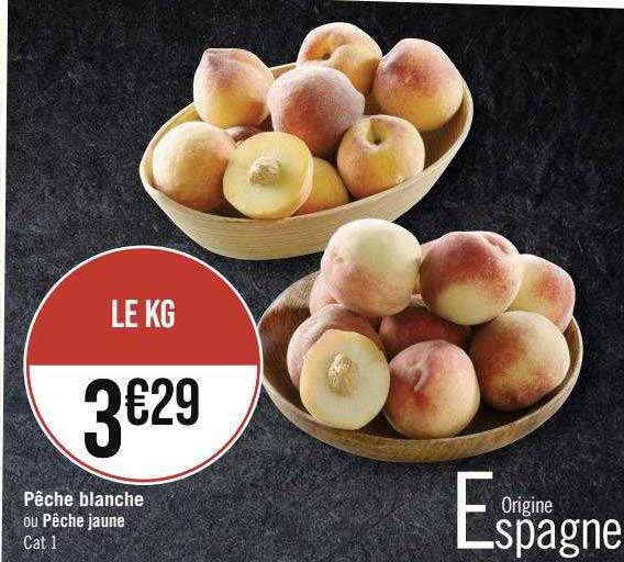 Pêche Blanche Ou Pêche Jaune