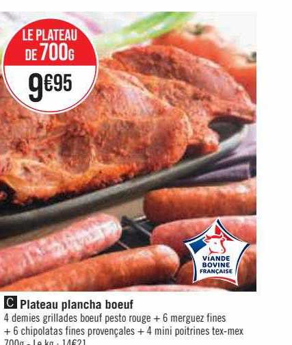 Plateau Plancha Bœuf