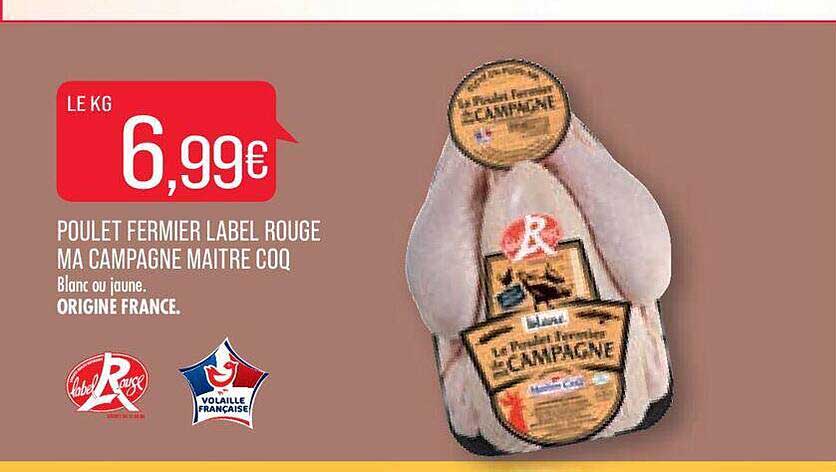 poulet fermier label rouge ma campagne maître coq