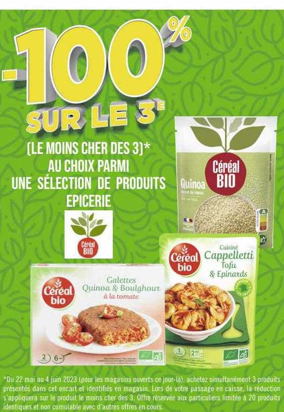 produits épicerie céréal bio
